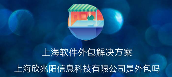 上海软件外包解决方案 上海欣兆阳信息科技有限公司是外包吗？